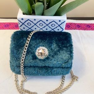 Kate Spade Audrey Shearling Micro Crossbody